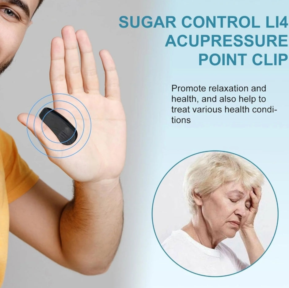 Acupressure LI4 Clip for Sugar ControlHeadache, Migraine &Tension Relief (Buy 1
Get 1)